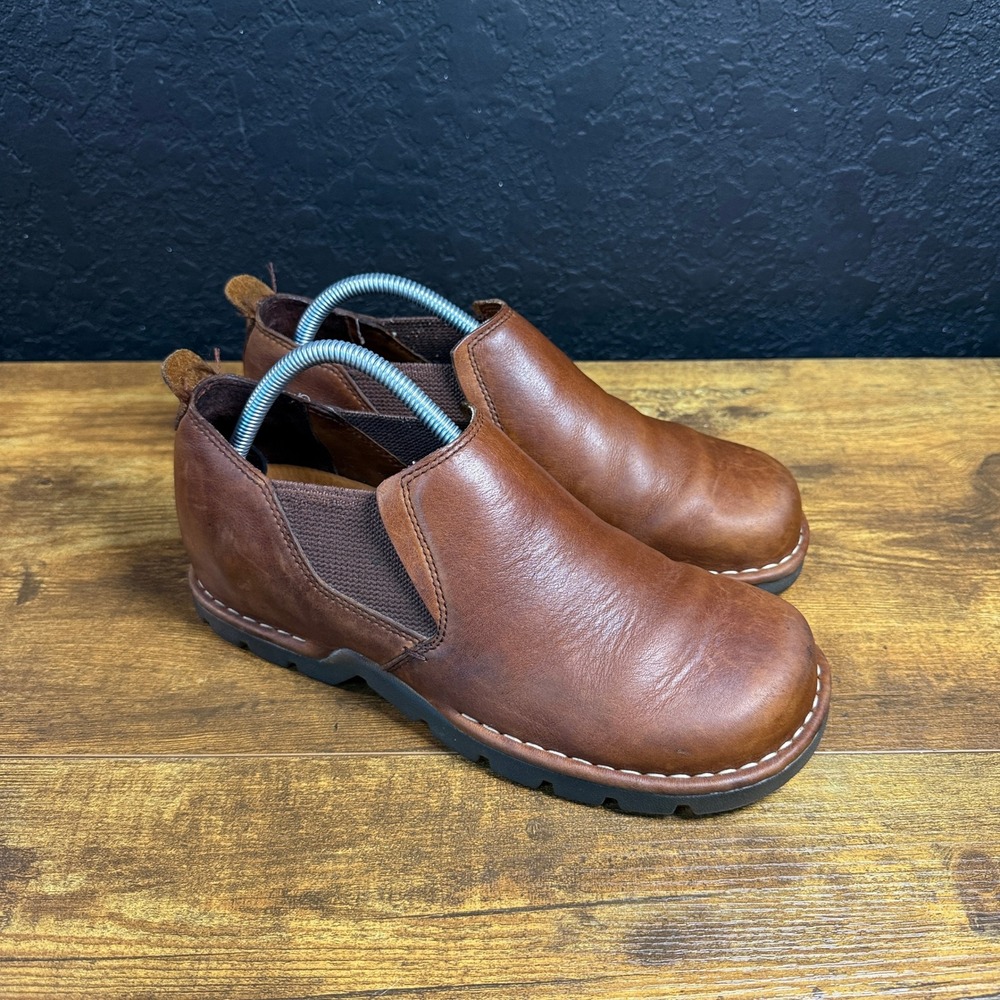 Cole Haan Country C00433 Brown Leather Lug Sole Slip On Loafer Mens 8M
